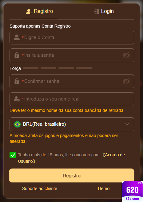 Recompensas VIP 62q.com